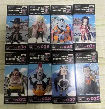 원피스 월드 컬렉터블 피규어 vol.4 8종 세트