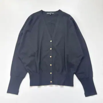 극미품 24AW 23구 비스코스 스트레치 돌먼 슬리브 가디건