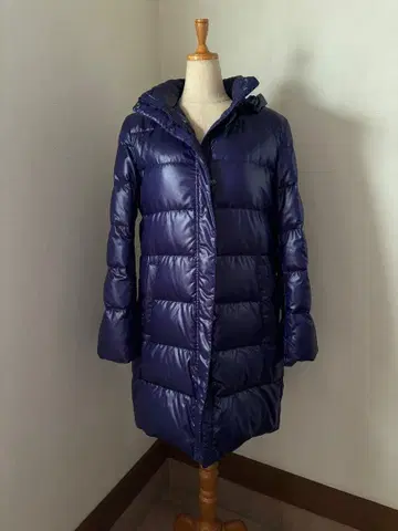 Down Collection 후드 부착 다운 자켓 L 사이즈 퍼플