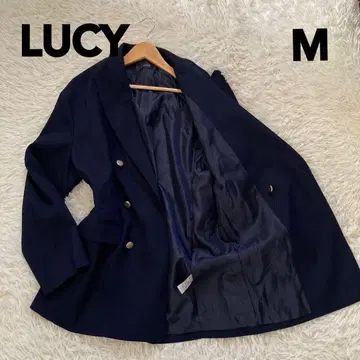 LUCY 네이비 더블 브레스트 자켓 M
