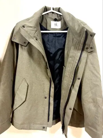 tk. 올리브 그린 2way 코트