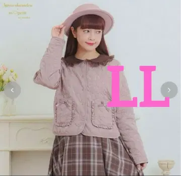 아오키 미사코 마이멜로디 퀼팅 자켓 LL 핑크 시마무라