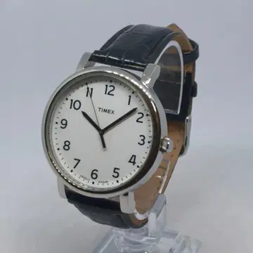 TIMEX 모던 이지 리더 화이트 다이얼 42mm 배터리 새상품