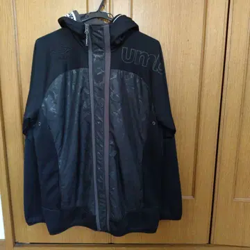 umbro 나일론 자켓 풀 집업 블랙