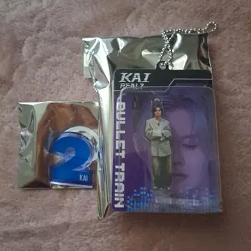 KAI BULLET TRAIN 키링과 응원봉 액세서리 세트