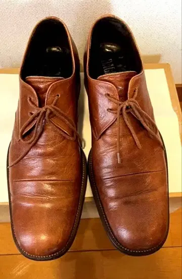 레어! 고품질 BAGATTO 바가트 가죽 신발 레더 슈즈 브라운 26.5