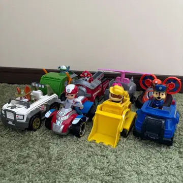 퍼피 구조대 차량 8대 세트