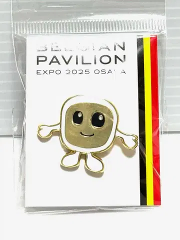 오사카 간사이 만박 EXPO 2025 벨기에 관 핀 배지 미개봉 새상품