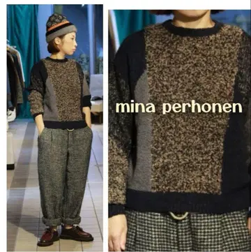 미나 페르호넨 패치워크 니트
