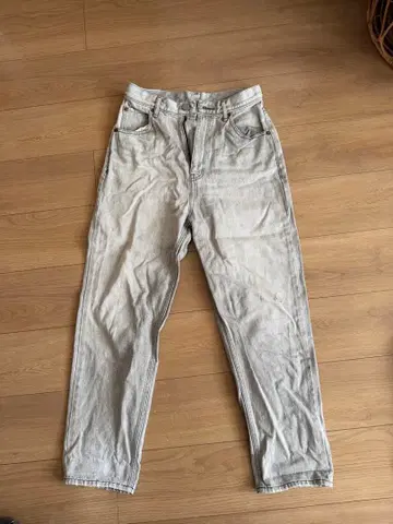 그레이 스트레이트 데님 사이즈 26