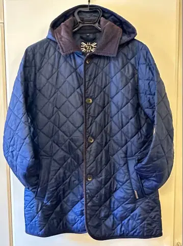 LAVENHAM 네이비 퀼팅 자켓 38