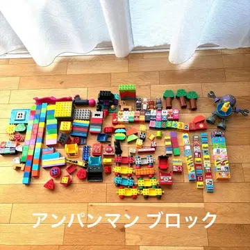 호빵맨 첫 블록 웨건 호빵맨 블록 완구