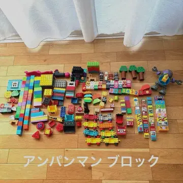 호빵맨 첫 블록 웨건 호빵맨 블록 완구