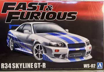 1/24 와일드 스피도 R34 스카이라인 GT-R