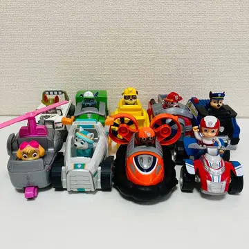 퍼피 구조대 베이직 비클 9종 세트