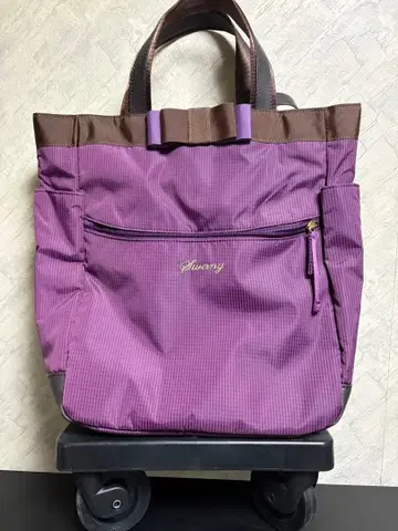 스와니 캐스터 부착 퍼플 쇼핑 칼리