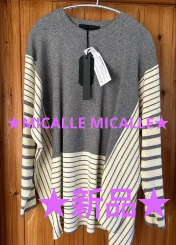 새상품 MICALLE MICALLE 미카레미카레 니트 스웨터