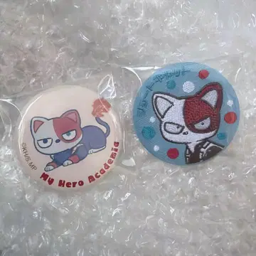 토도로키 쇼토 숏캣 자수 핀 배지 캔뱃지