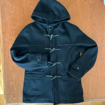 남성용 울 더플 코트 후드 부착 COMME CA ISM 사이즈 L