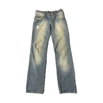 D&G 라이트 블루 스트레이트 데님 더블 허리