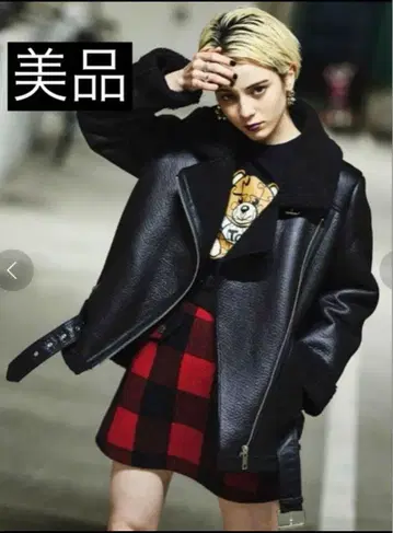 [ Narcissus ] 무스탕 라이더스 보아 자켓