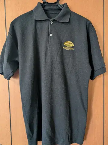 남성용 MANDARIN ORIENTAL 블랙 피케 셔츠