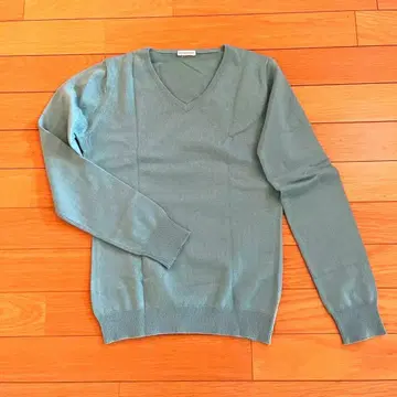 DRESSTERIOR 민트 그린 V넥 스웨터 사이즈 1