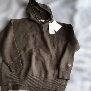 Dessin 후드 부착 긴팔 니트 M SIZE