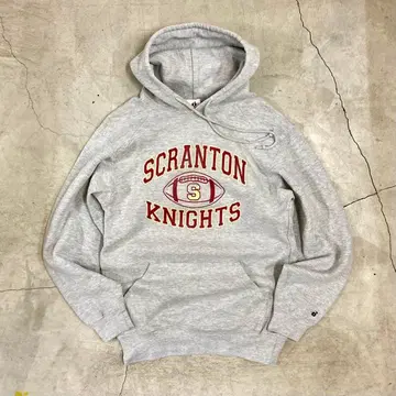 00년대 빈티지 3단 프린트 후드티 vintage 그레이 M 사이즈