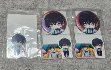 A3! 에스리 우스이 마스미 아크릴 스탠드 캔뱃지 스티커 세트