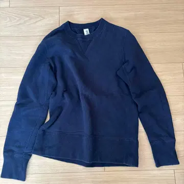 LOOPWHEELER BEAMS+ 네이비 남성용 맨투맨 S 사이즈