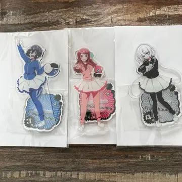 호외 포함! 좀비랜드 사가 이마리만 불꽃축제 아크릴 스탠드 3체 세트