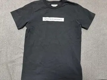 MSP. 'NEUTRALWORKS.' 로고 프린트 T셔츠 L