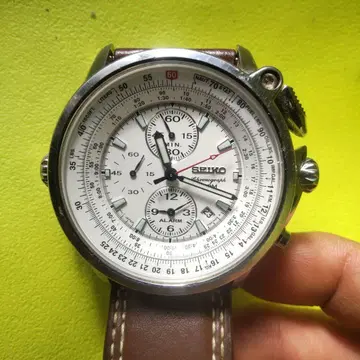 SEIKO 파이롯트 크로노그래프 남성용 쿼츠 알람 워치