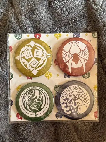 MSSP 창취염뇌 캔뱃지 세트 4개입