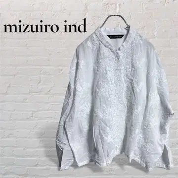 [ mizuiro ind ] 코튼 100 프론트 오픈 레이스 넉넉한
