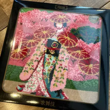 FEILER x 가부키 콜라보 경사슴무스메도조지 타월 손수건 30cm