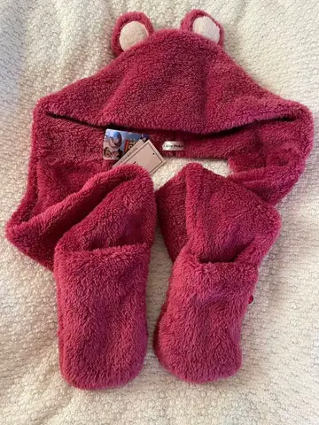 새상품 디즈니 토이 스토리 랏소 후드 부착 머플러 아베일