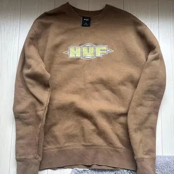 HUF 브라운 맨투맨 M