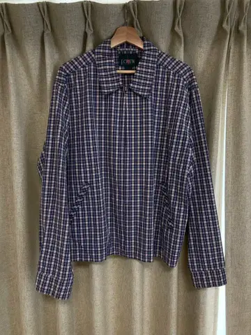 J.CREW 체크 무늬 점퍼 M