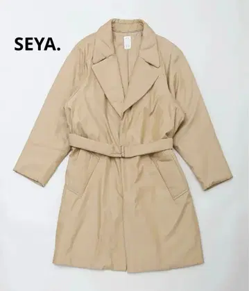 SEYA. SK'GROVE PADDED COAT PALE ALE