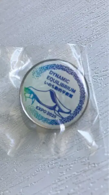 생명 동적 평형관 핀 배지 EXPO 2025