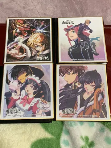 코드 기어스 탈환의 로제 입장객 특전 미니 색지 4장 세트