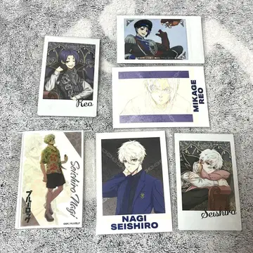 블루 록 카드 세트 나기 세이시로 미카게 레이오