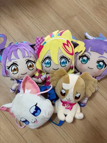 프리큐어 봉제 인형 5체 세트