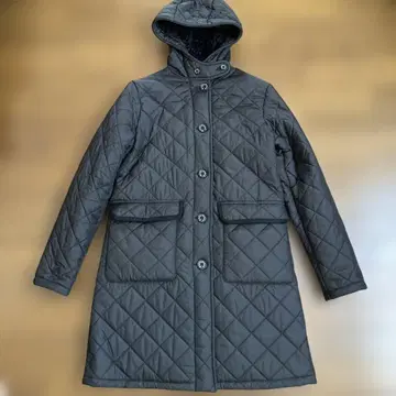 매킨토시 퀼팅 코트 사이즈 38 블랙