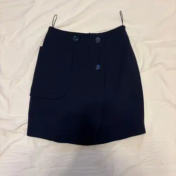 Carven 네이비 타이트 미니 스커트