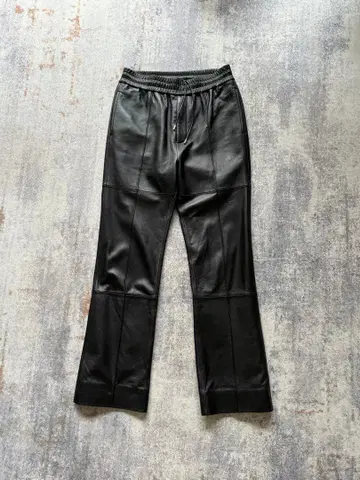 TAAKK 시어링 레더 팬츠 20AW 허리밴딩