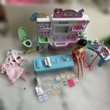 타카라토미 리카짱 두근두근 진찰기! 리카짱 병원 의류 세트
