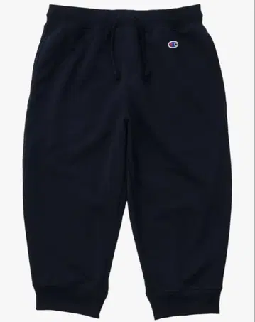 Champion 크롭 팬츠 C8-ZS201Z 네이비 L